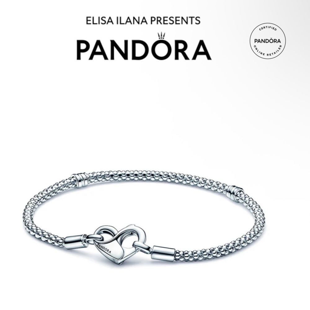 PANDORA MOMENTS STUDDED CHAIN BRACELET NWT